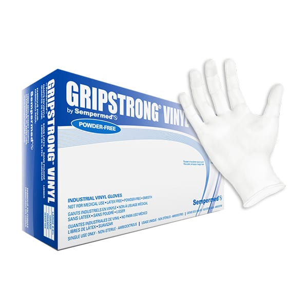 GripStrong Vinyl, Powder Free Gloves