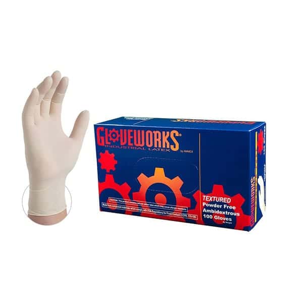 Gloveworks Latex Powder Free Gloves