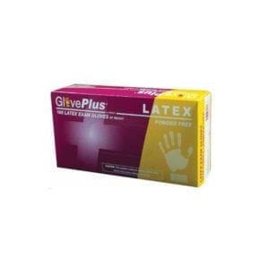 GlovePlus Exam Grade Powder Free Latex Gloves