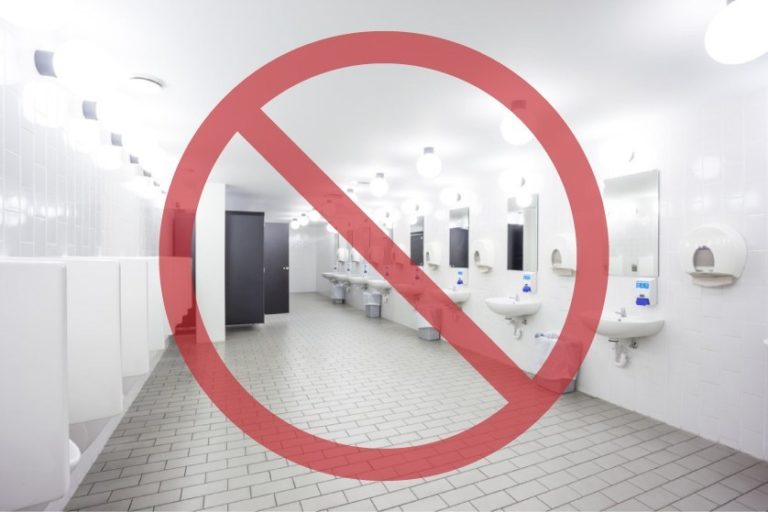 Commercial restroom sanitation