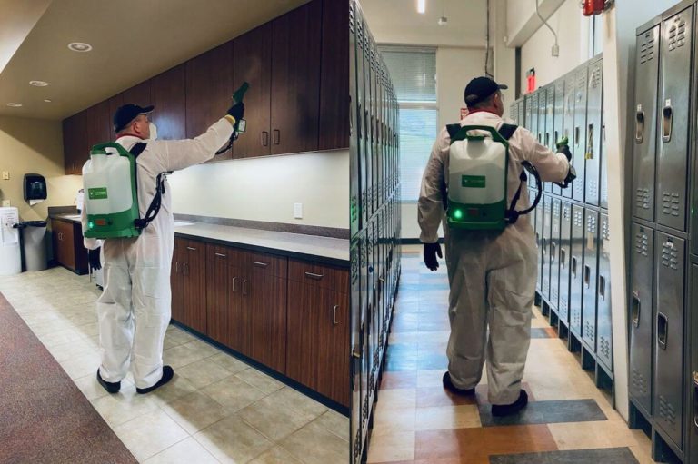 Electrostatic commercial disinfection in Tigard, Oregon