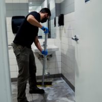 Restroom Cleaning