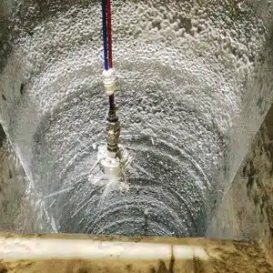 turbo power washing, trash chute cleaning, trash chute turbo power washing