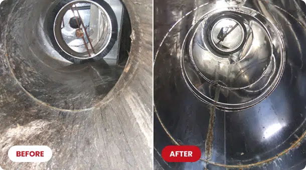 Trash Chute Care & Repair before-2