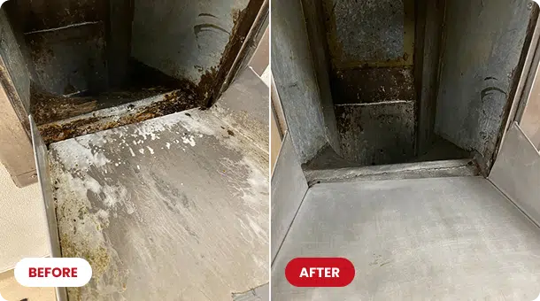 Trash Chute Care & Repair before-3