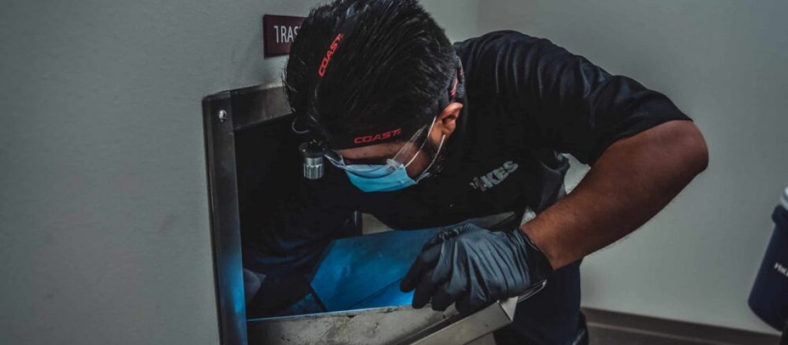 Trash Chute Cleaning, pressure clean. pressure cleaning